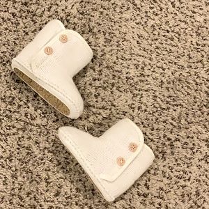 UGG Purl Knit Bootie Kids 4.5 Mid Calf Casual Fur Sweater Knit 10051971